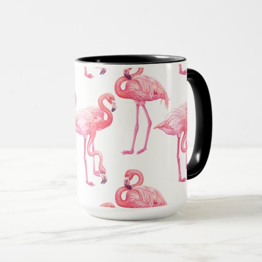 Mug Flamants roses (Devant droit)
