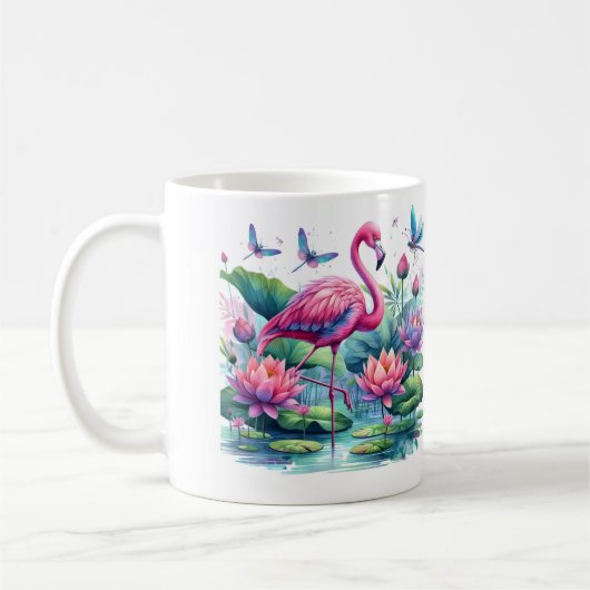 Mug Flamants roses (Gauche)