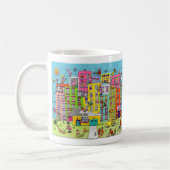 Mug Flamants roses à la maison (Gauche)