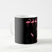Mug Flamants roses Amusants Rose Flamant rose Calme Le (Devant gauche)