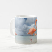 Mug Flamants roses Beach Aruba (Devant gauche)