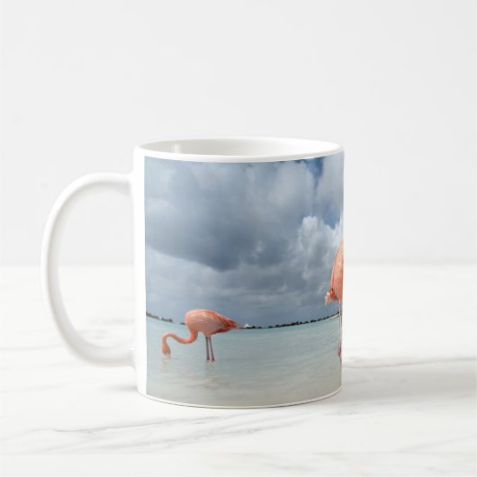 Mug Flamants roses Beach Aruba (Gauche)