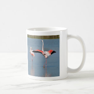 Mug Flamants roses dans l'eau en Camargue