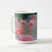 Mug Flamants roses De Floride Rose À La Plage (Devant gauche)