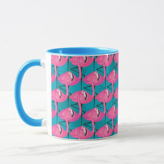 Mug Flamants roses de néon (Gauche)