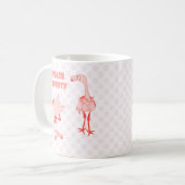 Mug Flamants roses de propriété privée (Devant gauche)