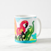 Mug Flamants roses d'été adorables (Devant droit)