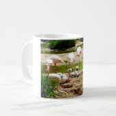 Mug Flamants roses et poussins (Devant gauche)
