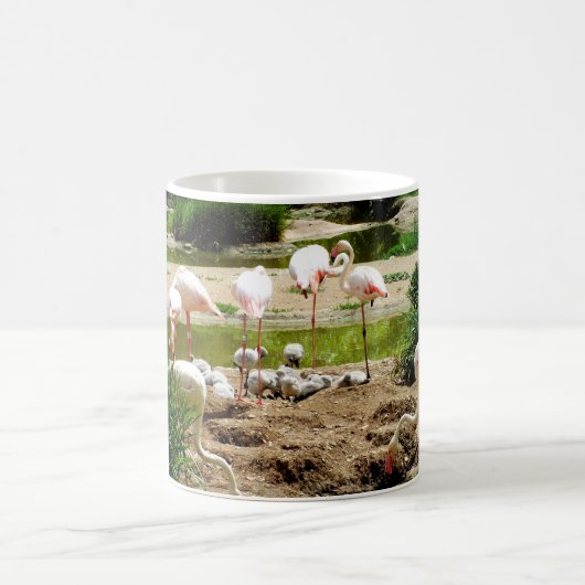Mug Flamants roses et poussins (Centre)