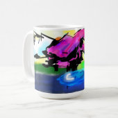 Mug Flamants roses Fly dream (Devant gauche)