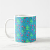 Mug Flamants roses roses et palmiers (Gauche)
