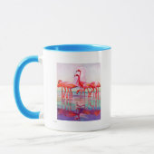 Mug Flamants roses roses par Francis Lee Jaques (Gauche)