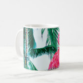 Mug Flamants roses Sous Les Palmiers Dans La Jungle D' (Devant gauche)
