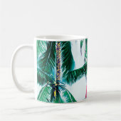 Mug Flamants roses Sous Les Palmiers Dans La Jungle D' (Gauche)