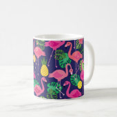 Mug Flamants vintages, éléments d'été motif (Devant droit)