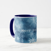 Mug Flambeaux blancs d'hiver Noël (Devant gauche)