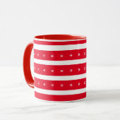 Mug Flambeaux rouges et blancs (Devant gauche)