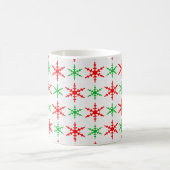 Mug Flambeaux rouges et verts de Noël (Centre)