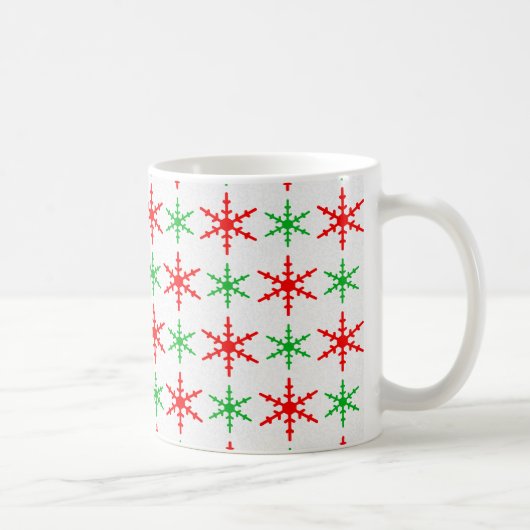 Mug Flambeaux rouges et verts de Noël (Droite)