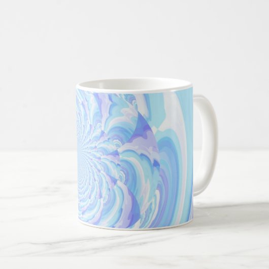 Mug Flambée de vagues Pastel (Devant droit)