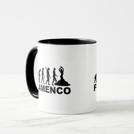 Mug Flamenco d'évolution (Devant gauche)