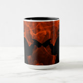 Mug Flames personnalisées Pompier retraite (Centre)