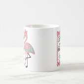 Mug Flamingo de la foi religieuse chrétienne verset de (Centre)