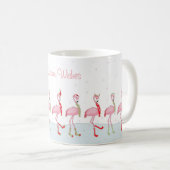 Mug Flamingo de Noël (Devant droit)