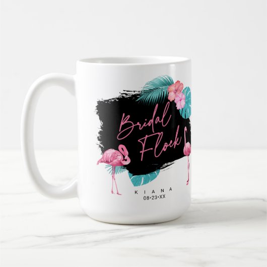 Mug Flamingo Demoiselle d'Honneur Troupeau de Mariée I (Gauche)