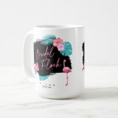 Mug Flamingo Enterrement de Vie de Jeune Fille Troupea (Devant gauche)
