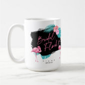 Mug Flamingo Enterrement de Vie de Jeune Fille Troupea (Gauche)