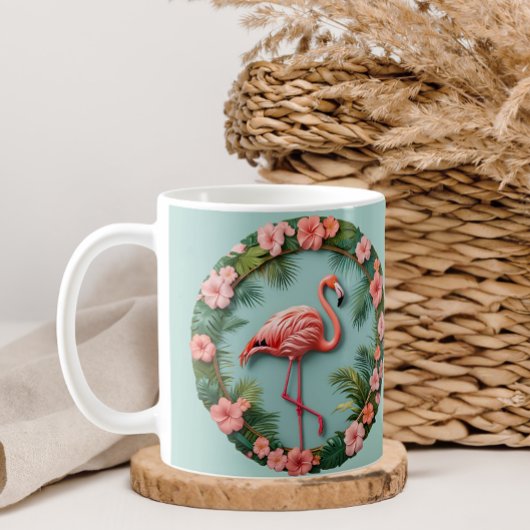 Mug Flamingo Équilibré Tropical Grace