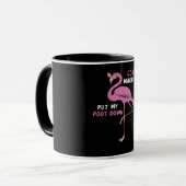 Mug Flamingo | Flamingo With Glasses Dont Make Me Put (Devant gauche)
