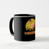 Mug Flamingo | Flamingoween Funny Witch Halloween (Devant gauche)