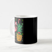 Mug Flamingo Hawaiian Ne Christmas Lights Xmas (Devant gauche)