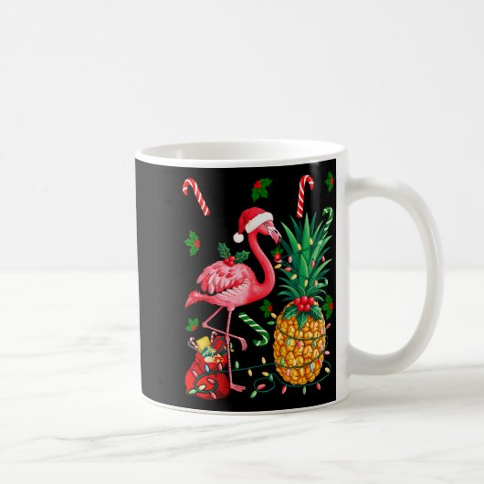 Mug Flamingo Hawaiian Ne Christmas Lights Xmas (Droite)