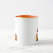 Mug Flamingo Mignon Chapeau Écharpe Citrouilles d'Auto (Centre)