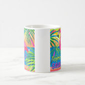 Mug Flamingo rose Position tropicale sur une jambe (Centre)
