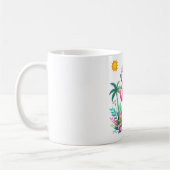 Mug Flamingo rose tropicale/Floride (Gauche)