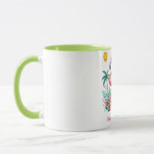 Mug Flamingo rose tropicale/Floride (Gauche)