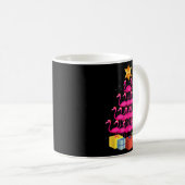 Mug Flamingo Tree Funny Ugly Christmas  (Devant droit)