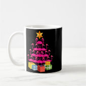 Mug Flamingo Tree Funny Ugly Christmas  (Gauche)
