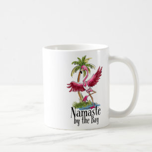 Mug Flamingo Yoga Namaste By The Y Palmiers Plage Vi