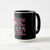 Mug Flamingos | People Should Stop Expecting Normal (Devant droit)