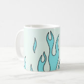 Mug Flamme bleu clair (Devant gauche)