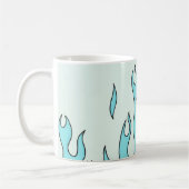 Mug Flamme bleu clair (Gauche)