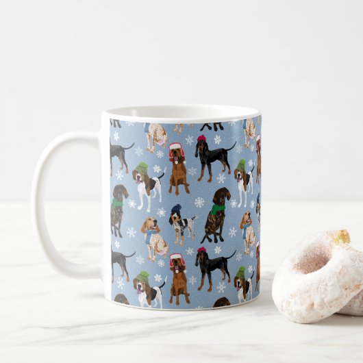 Mug Flamme de neige de Coonhounds (Avec donut)