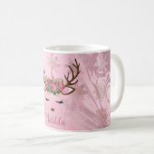 Mug Flamme de neige en marbre d'or rose (Devant droit)