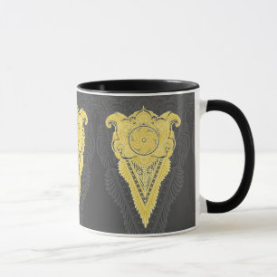 Mug flamme dorée ornementale