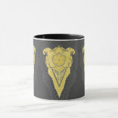 Mug flamme dorée ornementale (Centre)